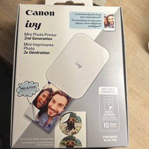 Brand new Cannon Ivy mini photo printer